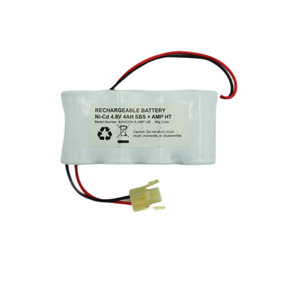 A bateria recarregável 4.8V do CD do Ni da luz de emergência esperou a vida 5 anos de D4000mAh