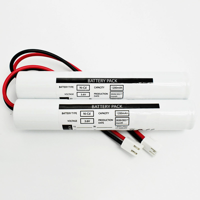 CB Certificado Iluminação de emergência LED Ni Cd Bateria 3.6 Volt SC1200mah