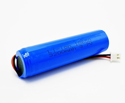 Revestimento de PVC ICR18650 de 3200 MAh Emergency Light Lithium Battery 3.70V
