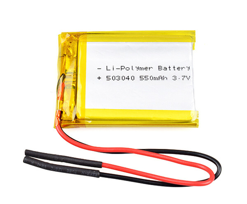 12.5g lítio Ion Battery 3,7 dispositivos de V 550mAh Li Polymer Cell For Mobile