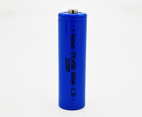 Iluminando a bateria recarregável 14500 LiFePO4 de 3,2 volts favorável ao meio ambiente