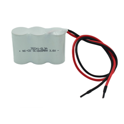 Bateria de Ni Cd Luz de Emergência SC 1600mAh 3,6V Tipo Bastão