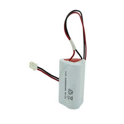 Bateria de Ni Cd de luz de emergência AA 900mAh 3,6V 500 vezes a vida útil do ciclo