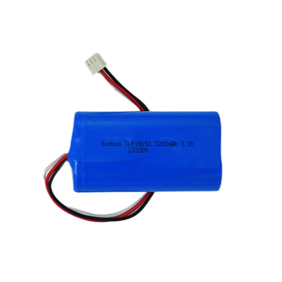 3200 mah 3,2 volts LiFePO4 bateria IFR18650 jaqueta de PVC para iluminação de emergência
