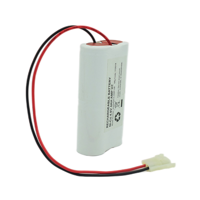 Pacote de baterias de luz de saída de emergência lado a lado 4,8 volts D40000mAh NiCd