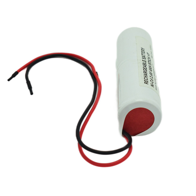 Ni Cd D4000mah 2.4 Volt Baterias de saída de luz Tipo Stick com PVC branco