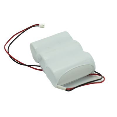 De lado a lado as baterias da luz da saída de emergência embalam 3,6 V C2500mAh NiCd 64g