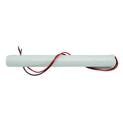 As baterias da luz da saída de emergência do CD do Ni de 6,0 volts colam o tipo cor branca do PVC