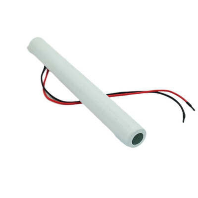 As baterias da luz da saída de emergência do CD do Ni de 6,0 volts colam o tipo cor branca do PVC