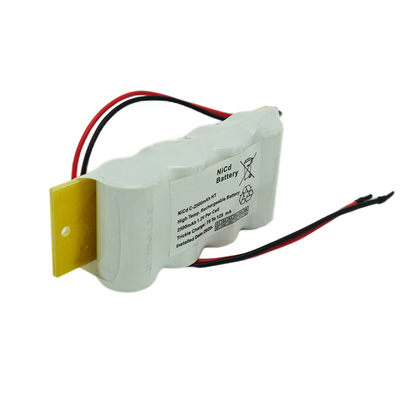 4,8 volts C2500mah Ni Cd luz de saída de emergência baterias tipo bastão
