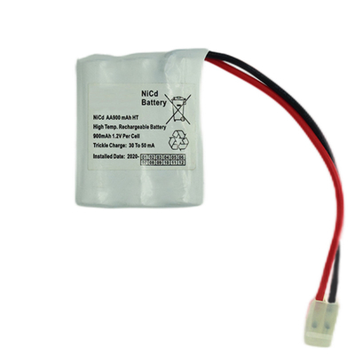 bateria 900mAh do CD do Ni da luz de emergência 3.6V 500 ciclos das épocas