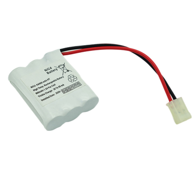 Bateria recarregável de luz de emergência Ni Cd 3,6 V Vida útil esperada 5 anos AA900mAh