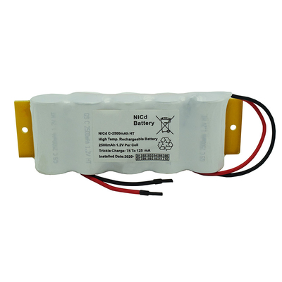 Revestimento de PVC de NiCd da substituição da bateria do sinal da saída de emergência do OEM 3.6V