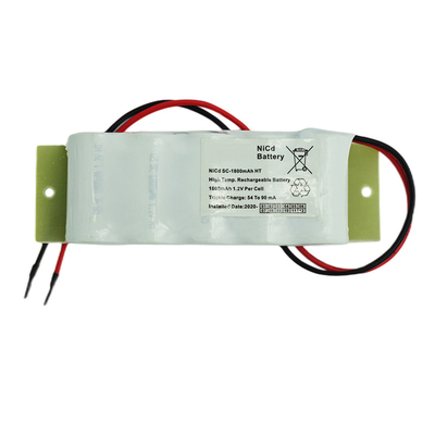 bateria 1800mAh do CD do Ni da luz de emergência 6.0V 500 ciclos das épocas