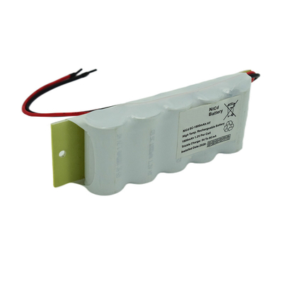bateria 1800mAh do CD do Ni da luz de emergência 6.0V 500 ciclos das épocas