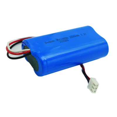 3200 tipo recarregável de MAh Battery Pack LiFePO4 3.2V de lado a lado