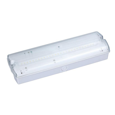 Bateria de íon de lítio 60 Hz Luz de emergência LED anteparo branco 4 W 150 lm montagem no teto