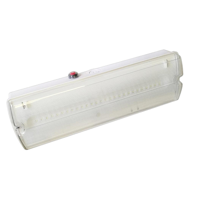 Bateria de íon de lítio 60 Hz Luz de emergência LED anteparo branco 4 W 150 lm montagem no teto