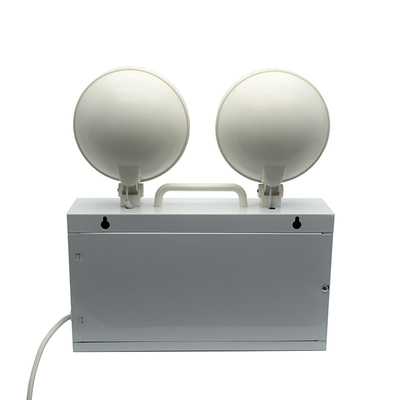 Foco duplo LED de emergência externo branco 3W 6500K 3 horas de duração