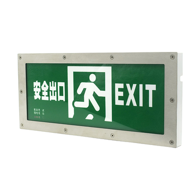 horas brancas da duração da tomada de aço inoxidável de Ion Battery Emergency Light Led do lítio iP65 3