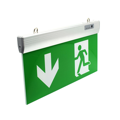 Bateria verde AC85 tomado partido dobro do sinal da saída de emergência do diodo emissor de luz - 265V 50/60H