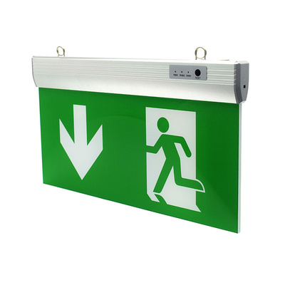 Bateria verde AC85 tomado partido dobro do sinal da saída de emergência do diodo emissor de luz - 265V 50/60H