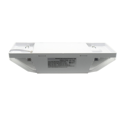 Luz do ponto do gêmeo do diodo emissor de luz de Ion Battery Emergency Light 600Lm 6500k do lítio de AC85V