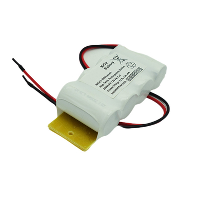 bloco da bateria recarregável de 4.8V C2500mAh NiCd para a iluminação de emergência