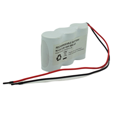 Baterias D4000mAh 3,6 V da luz da saída de emergência de NiCD seguras de lado a lado