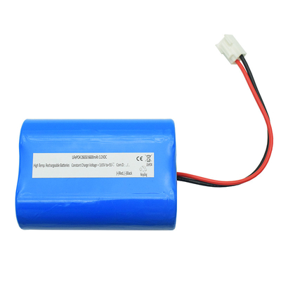 IFR26650 conduziu o de alta capacidade da bateria de lítio LiFePO4 da luz de emergência 3.2V 6600mAh