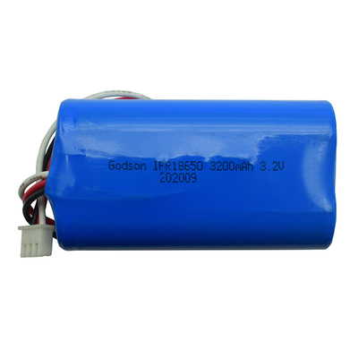 baterias cilíndricas LiFePO4 IFR18650 da luz da saída de emergência de 3200mAh 3.2V