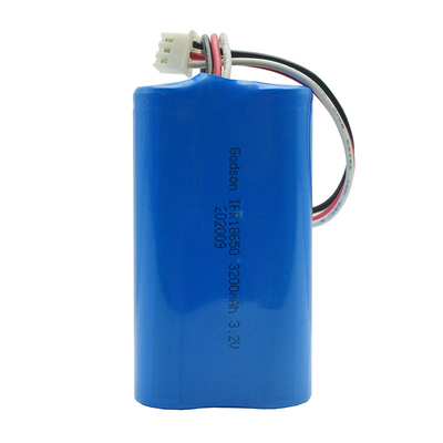 OEM Lifepo4 Li Ion Battery IFR18650 3.2V 3200mAh da luva do psiquiatra