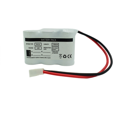 Bloco da bateria do CD do Ni da luz de emergência de SC1700mah uma configuração de 3,6 volts de lado a lado