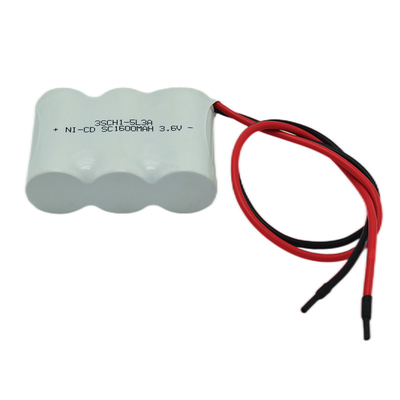 Vida de ciclo longa do SC 1600mAh 3.6V do bloco da bateria de cádmio de níquel de NiCD