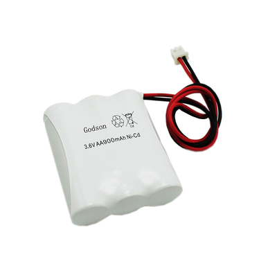 As baterias da luz da saída de emergência do AA embalam NiCD AA900mAh 3.6V SBS Rechargable