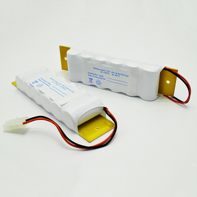 Bateria do CD do Ni da luz de emergência do sinal da saída de SC1800mAh 7,2 V com contra-chapa