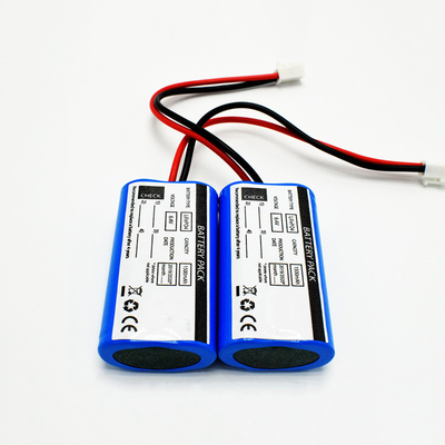 Pilhas das baterias Lifepo4 da luz da saída de emergência do lítio 18650 6.4V 1500mAh