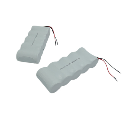 Baterias NiCD de saída de emergência D4000mAh 6.0 V seguras lado a lado