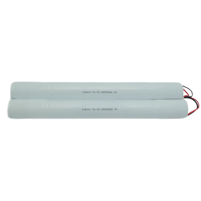NiCd D4000mAh 6.0V Bateria de reserva para iluminação de emergência