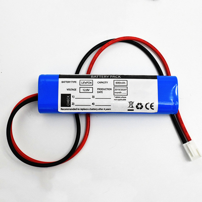 600mAh 12,8V Bateria de lítio recarregável IFR 14500 Segurança e fiabilidade