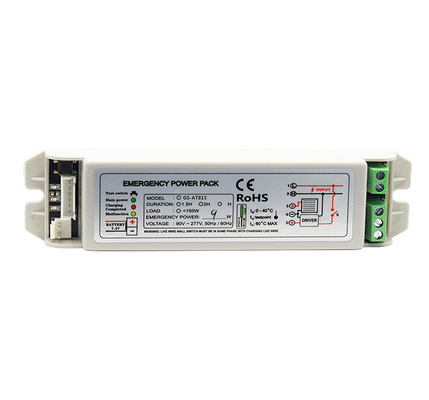 AC 85V Iluminação de emergência Power Pack GS-AT815 Convertor 5-15W Bateria de energia de emergência