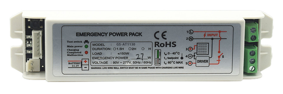 Caixa de computador à prova de fogo Kit de iluminação de emergência Power Pack