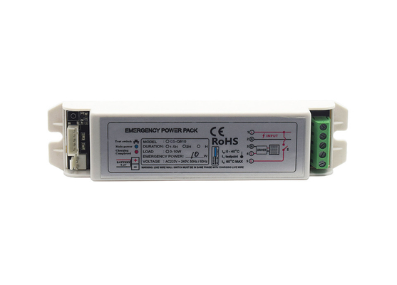 IP20 Pacote de alimentação de emergência Inverter tipo mantido Potência total de emergência ≤ 10 W GS-Q810