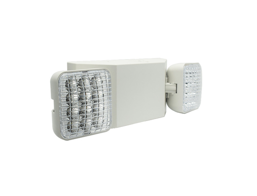 3 Horas Duração Luz de saída de emergência LED interior 3W 85-265V Luminário de cabeça dupla montável na parede