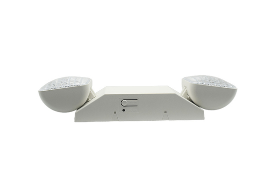 3 Horas Duração Luz de saída de emergência LED interior 3W 85-265V Luminário de cabeça dupla montável na parede