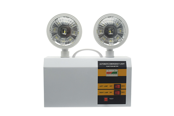 3 Watt LED de emergência Luz de saída dupla cabeça de parede 3 horas de duração