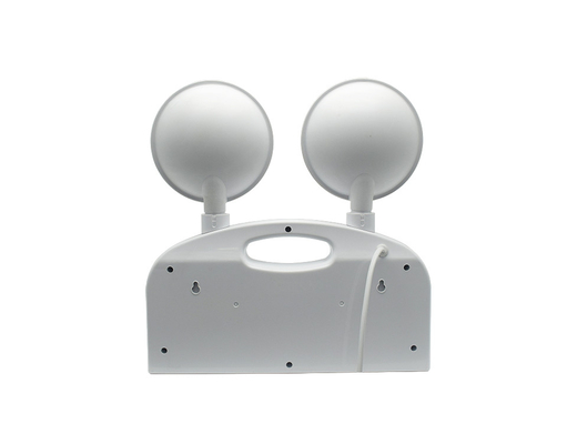 3W Luz de emergência de cabeça dupla AC 85-265V ABS com alça