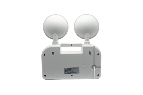 3h Duração 6W Twin Head luz de emergência AC 85-265V ABS