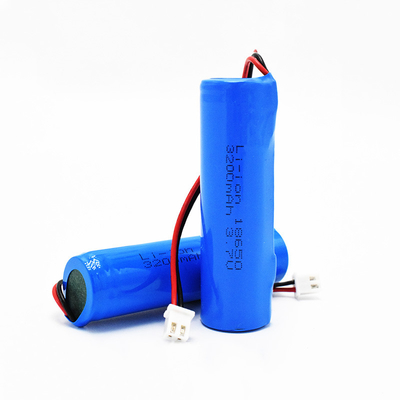 Iluminação de emergência recarregável Bateria de iões de lítio ICR18650 3200 mAh 3.7V MSDS UN38.3