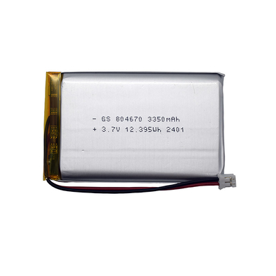 Segurança Bateria Li-Ion Polymer 804670 3350mAh 3.7V Conectável com PCM